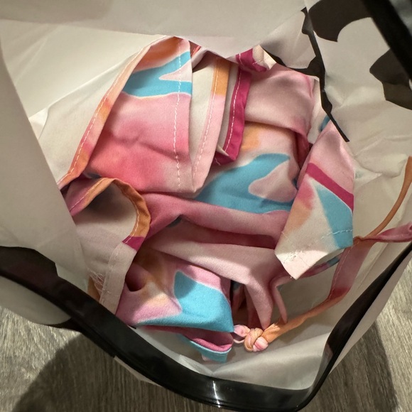 NITB SHEIN VCAY Women's Tie Dye Cutout Waist Hollow Out Cami Dress - Picture 5 of 6